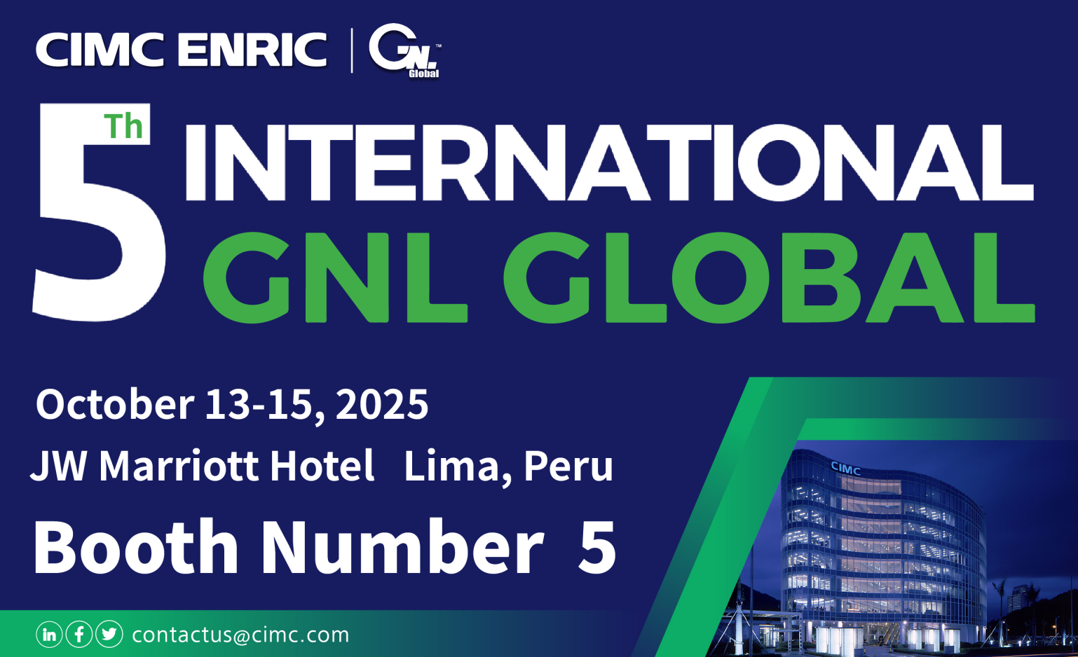 CIMC ENRIC to Showcase Full-Chain LNG Solutions at GNL Global Forum 2025 in Peru