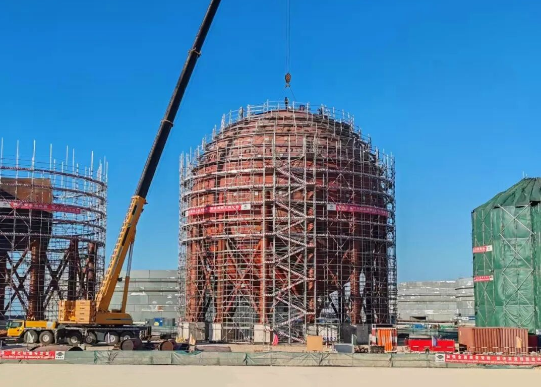 CIMC Enric Angola Project Advances Steadily, 8800m³ Spherical Tank Successfully Assembled