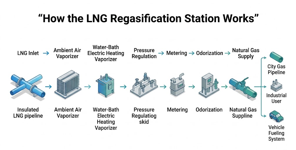 Regasfication Regulating Metering Station