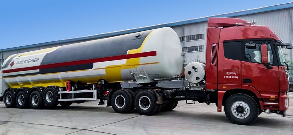 LNG tanker truck
