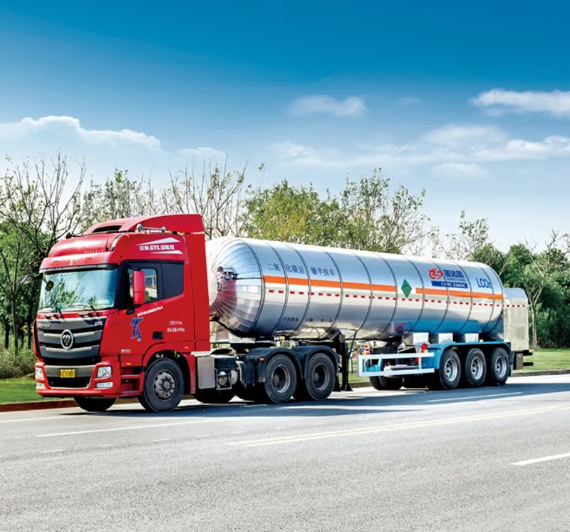 LO2/LN2/LAR Industrial Gas Semi-Trailer