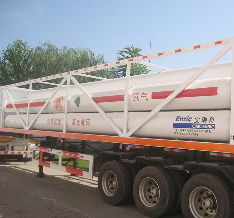 LO2/LN2/LAR Industrial Gas Semi-Trailer