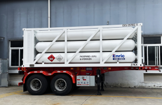 CIMC ENRIC successfully delivered China's first phosphine-hydrogen mixed gas tube skids