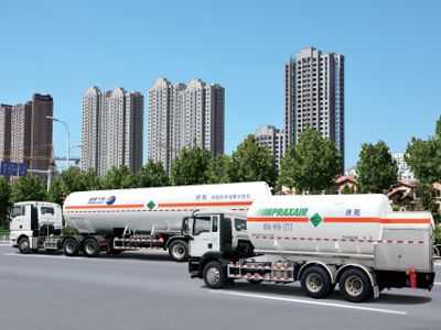 LO2/LN2/LAR Industrial Gas Semi-Trailer